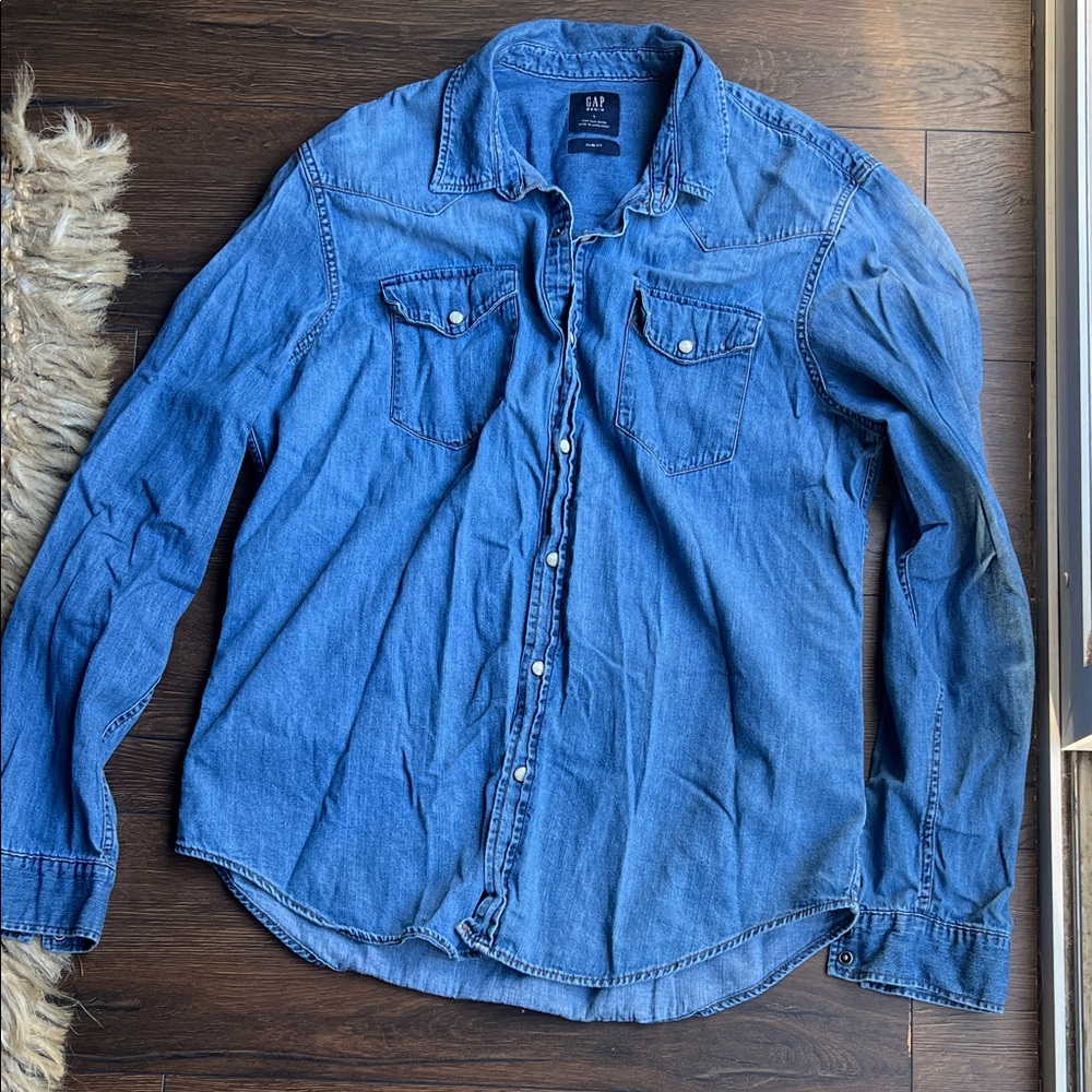 GAP Classic Western Denim Shirt
